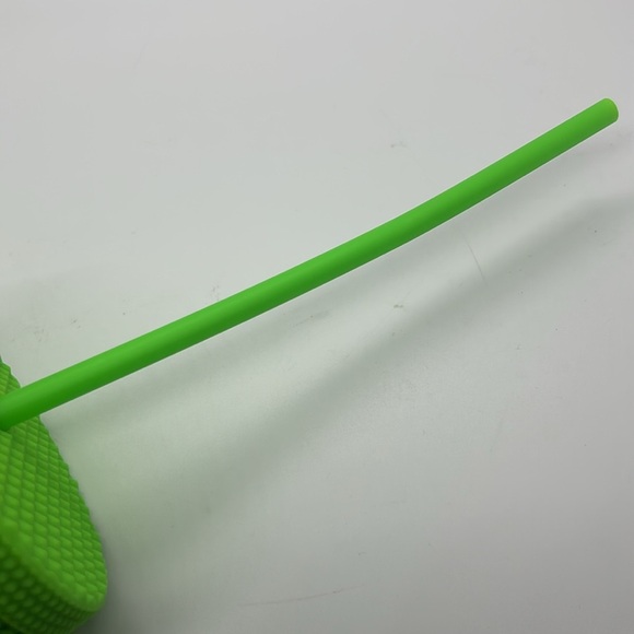 Starbucks 2021 Neon Lime Green Studded Tumbler 16oz Cold cup. Halloween Slime - Picture 4 of 6